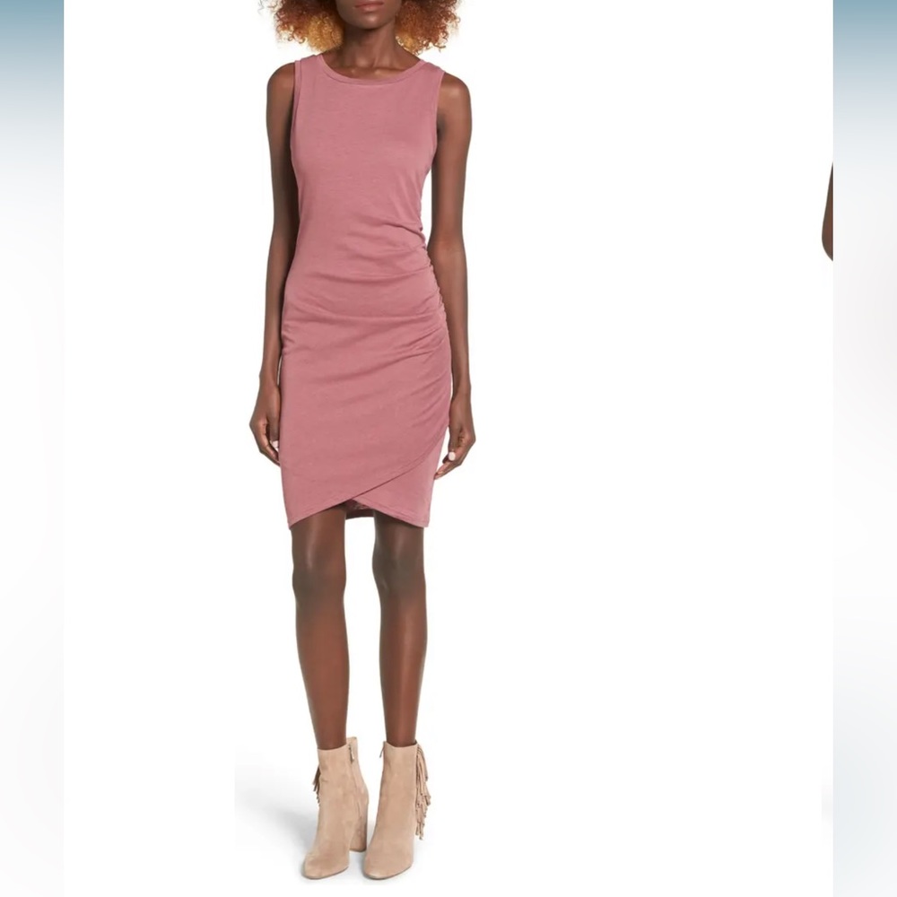 Leith Ruched Bodycon Tank Dress